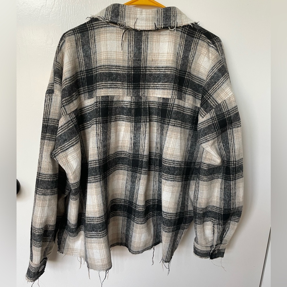 La Miel Plaid Shacket View 3